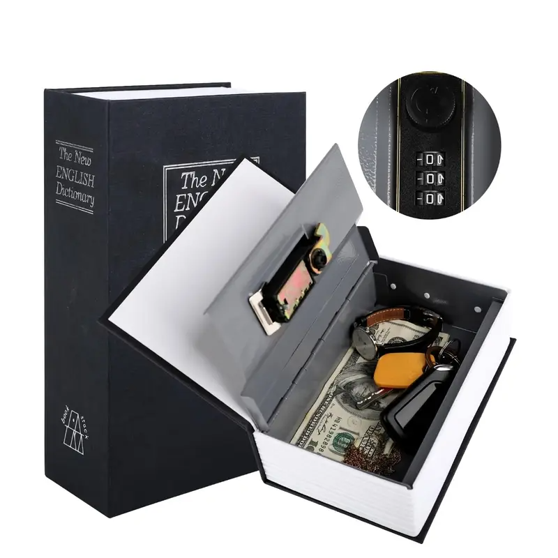 Księga Tajemnic – Elegancka Skrytka w Formie Książki 📖✨