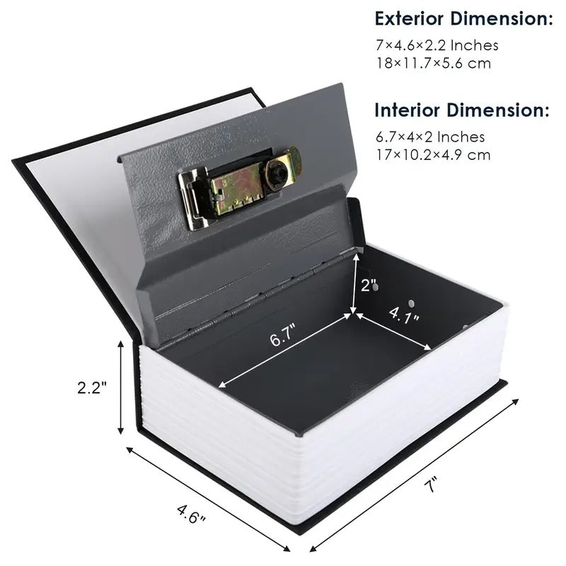 Księga Tajemnic – Elegancka Skrytka w Formie Książki 📖✨
